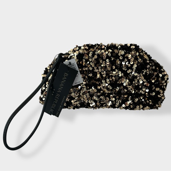 🆕 Banana Republic Factory Sequin Clutch.  New with Tags - Picture 2 of 7